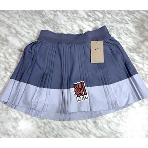 Nike Court Advantage high waisted Pleated Blue Tennis Skirt FZ6515 Women’s Small